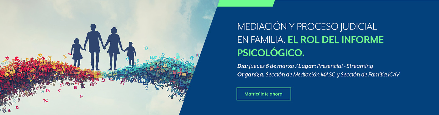 <p>Mediación y proceso judicial en familia. El rol del informe psicológico.</p>