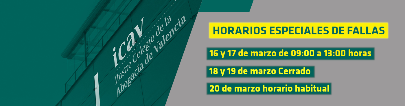 <p>Horarios especiales semana de Fallas 2026</p> <p>Horarios especiales semana de Fallas 2026</p>